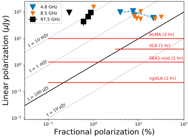 Future of radio linear polarization of GRB afterglows